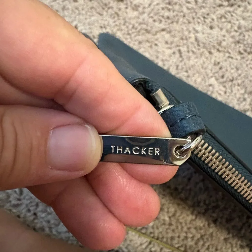 Thacker Teal Wristlet Clutch